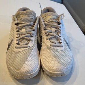 Nike Vapor Pro Sneakers in White and Gray